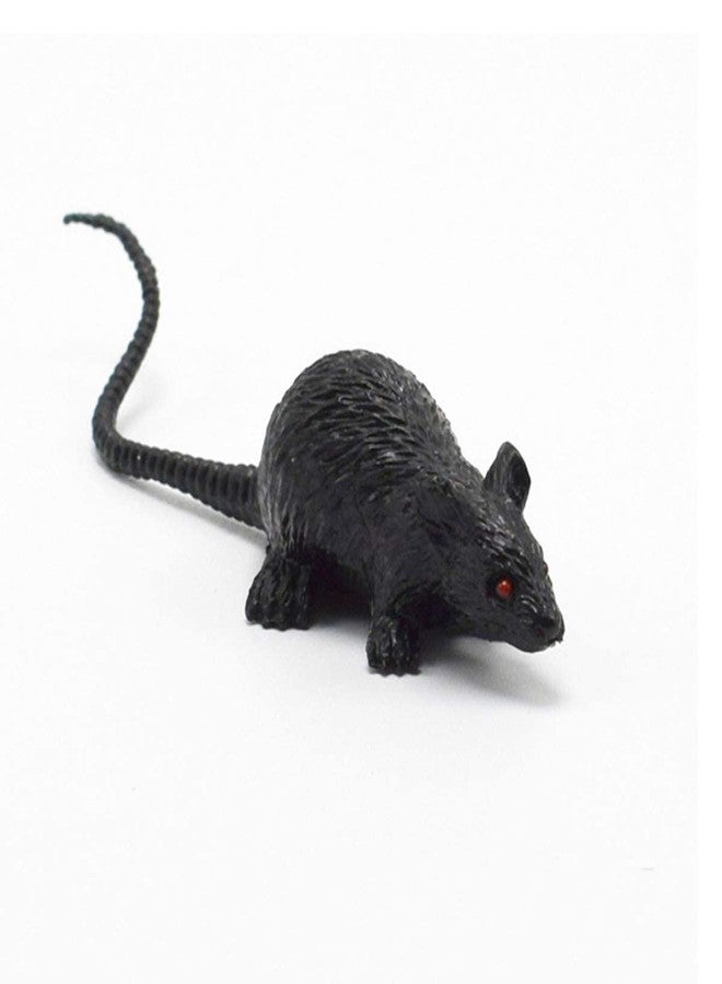 HYSTYLE 20 Pcs Mini Simulated Mouse Model Realistic Terror Small Fake Plastic Mouse Figurines for Novelty Toy Kids' Halloween Toy Joke Prank - Image 4